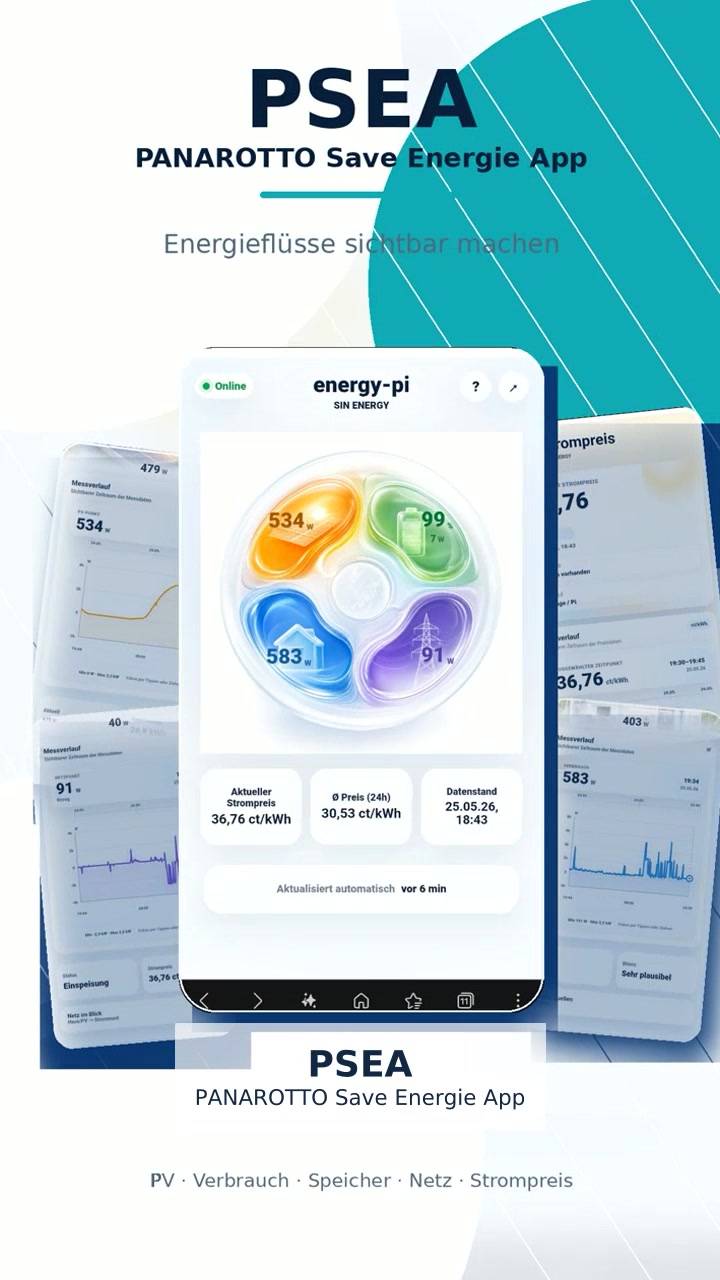 PSEA PANAROTTO Save Energie App Video-Vorschau